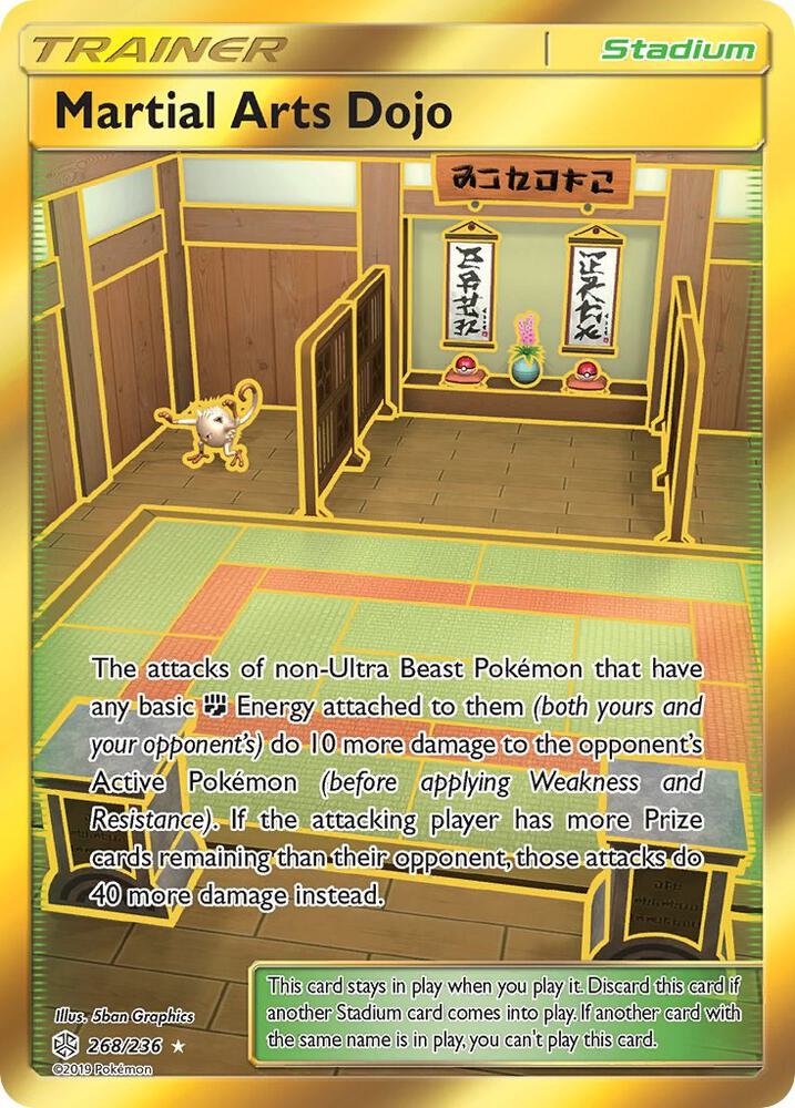 Martial Arts Dojo Secret 268/236 (SM - Cosmic Eclipse)  - Holofoil