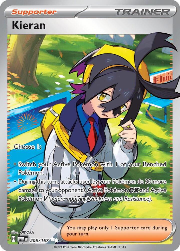 Kieran 206/167 (SV06: Twilight Masquerade)  - Holofoil