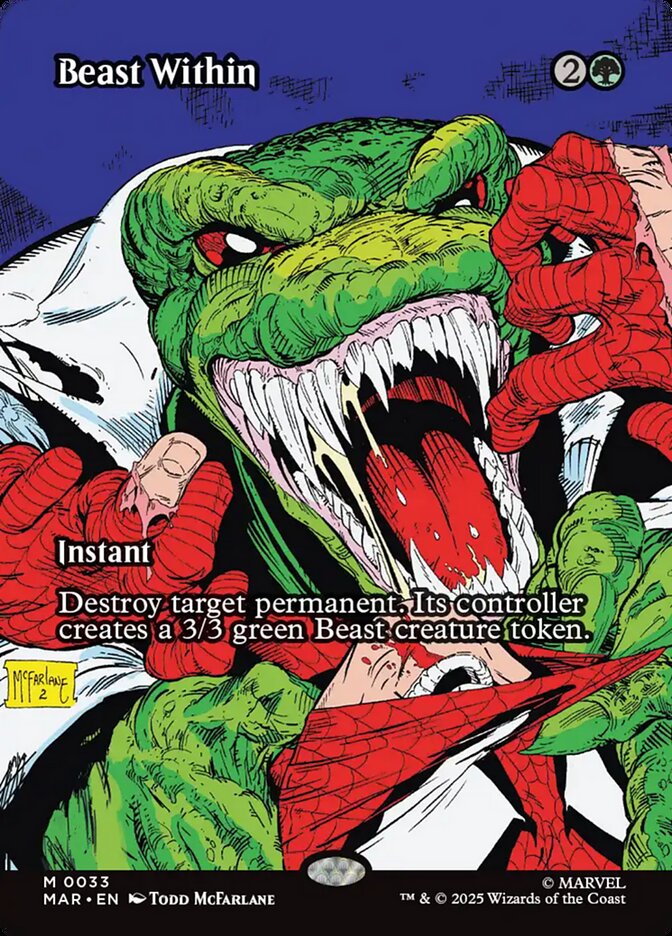 Beast Within 33 (Marvel Universe Eternal-Legal)  - Borderless Foil