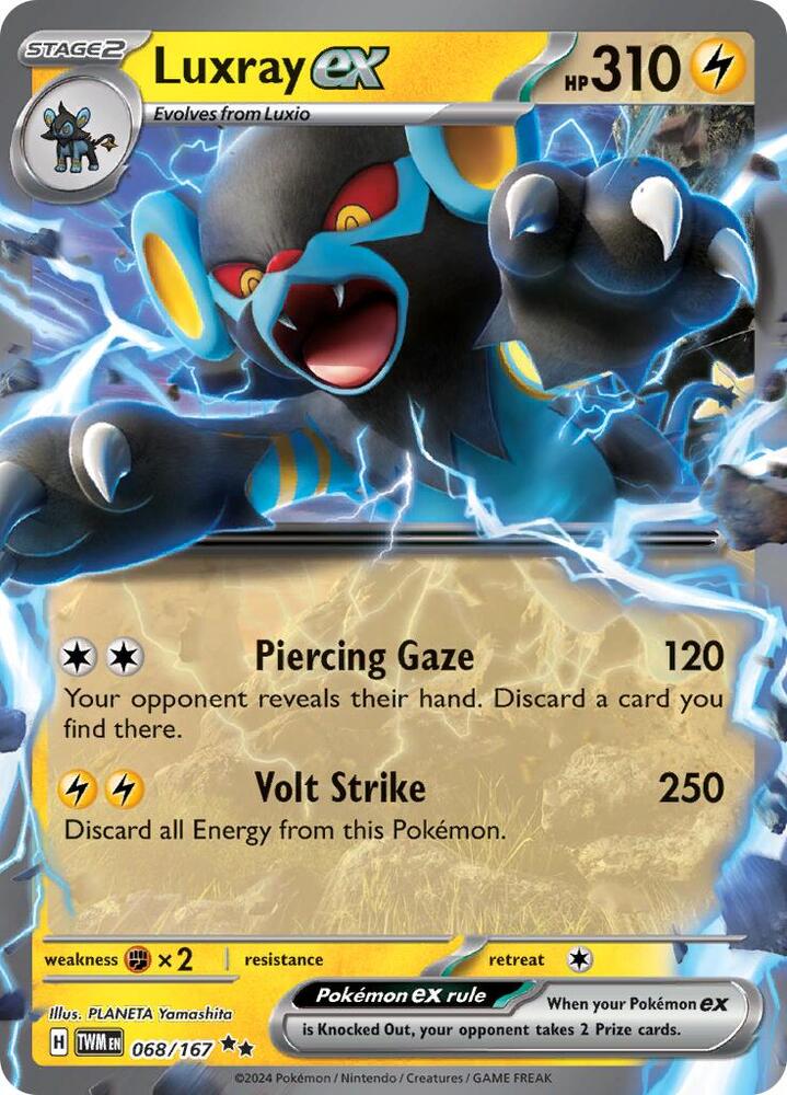 Luxray ex 068/167 (SV06: Twilight Masquerade)  - Holofoil
