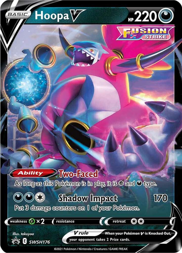 Hoopa V SWSH176 (SWSH: Sword & Shield Promo Cards)  - Holofoil