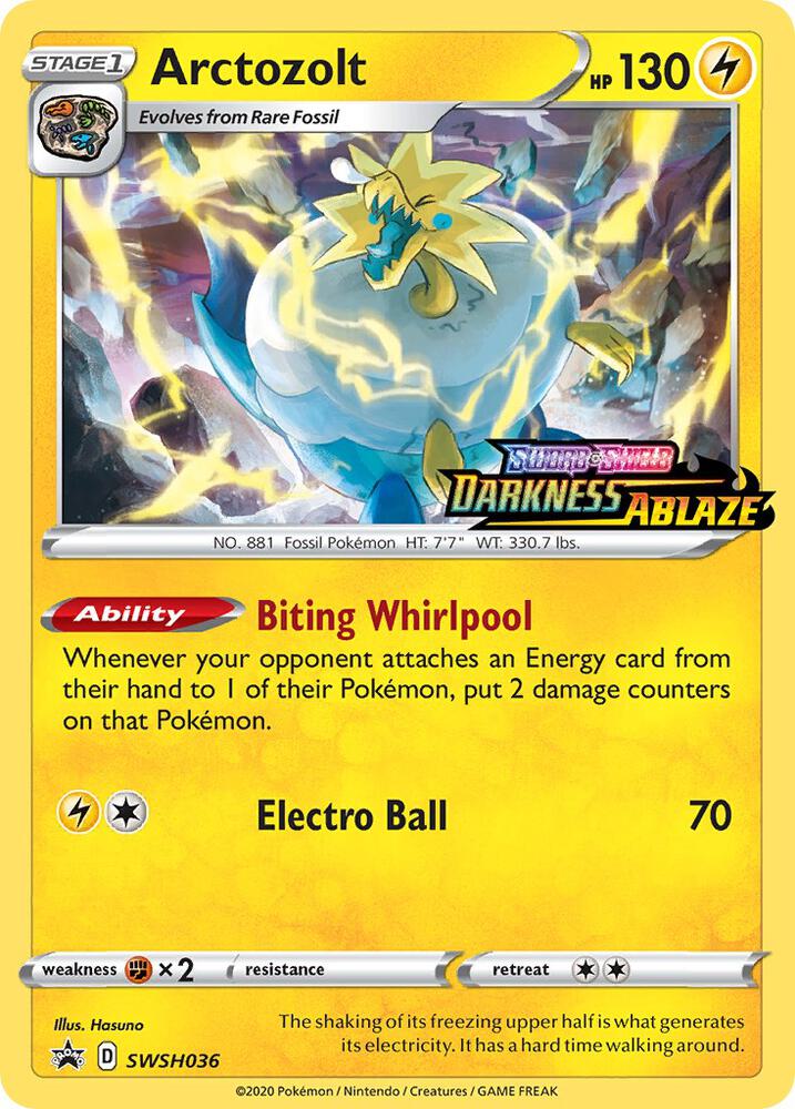 Arctozolt Prerelease SWSH036 (SWSH: Sword & Shield Promo Cards)  - Holofoil
