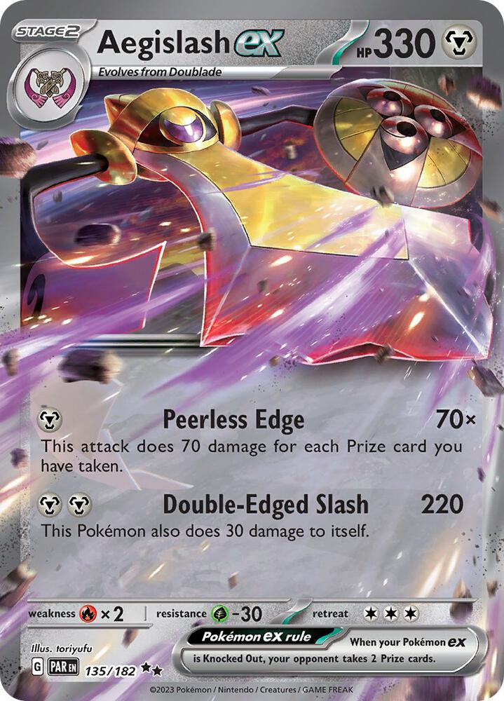 Aegislash ex 135/182 (SV04: Paradox Rift)  - Holofoil