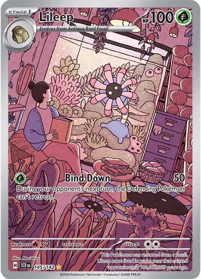 Lileep 145/142 (SV07: Stellar Crown)  - Holofoil