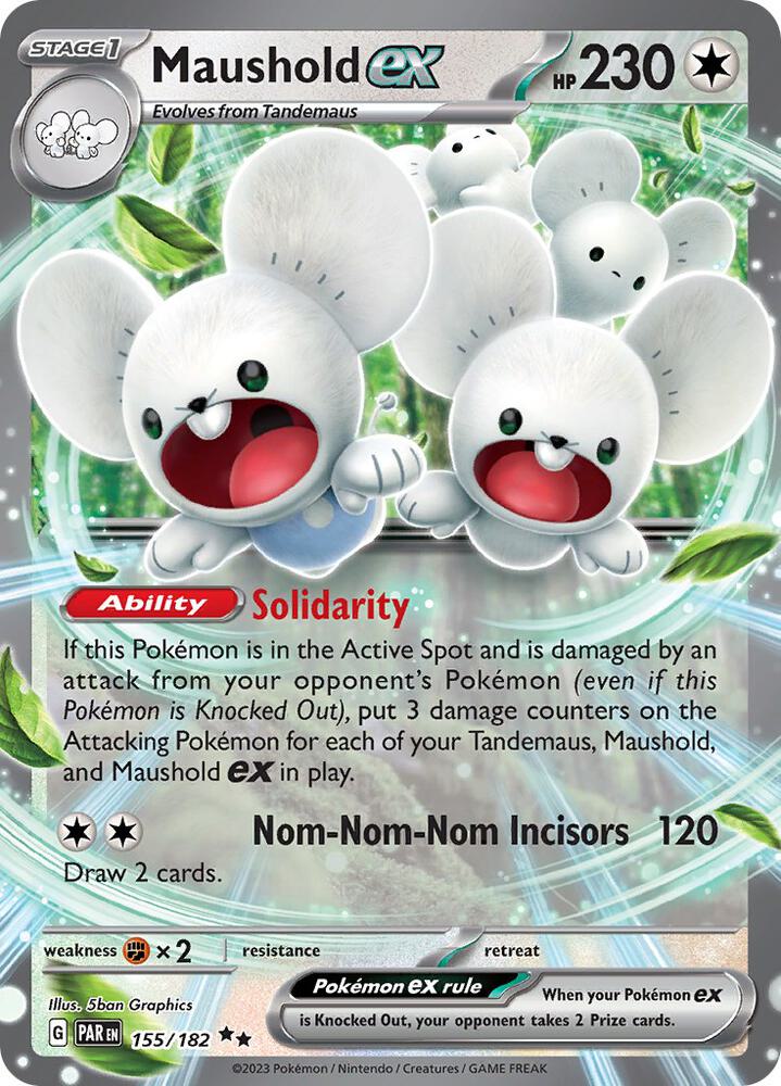 Maushold ex 155/182 (SV04: Paradox Rift)  - Holofoil