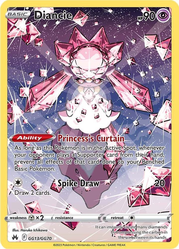 Diancie GG13/GG70 (SWSH: Crown Zenith: Galarian Gallery)  - Holofoil