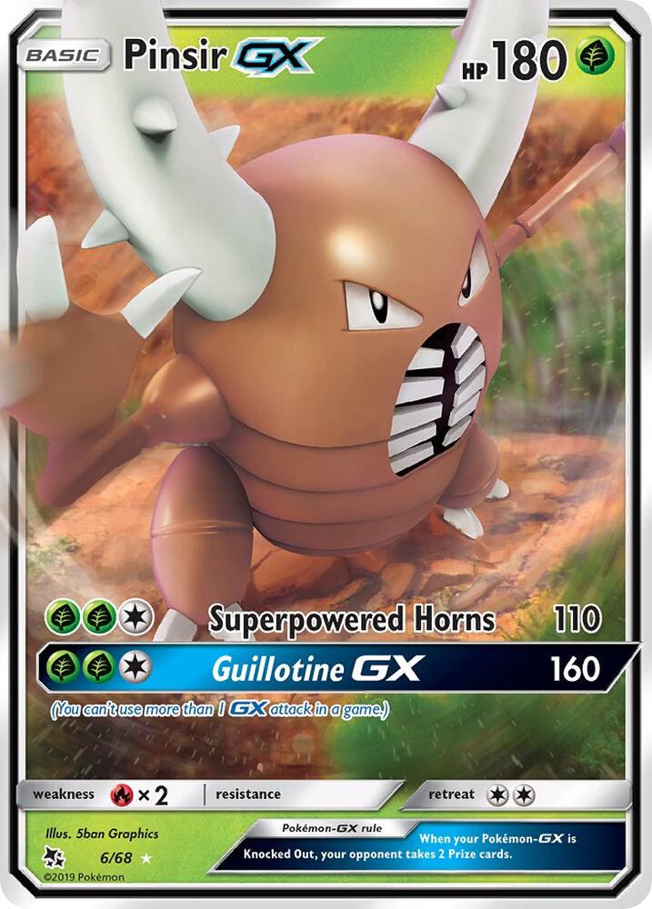 Pinsir GX 6/68 (Hidden Fates)  - Holofoil