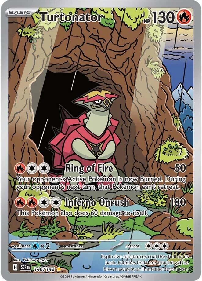 Turtonator 146/142 (SV07: Stellar Crown)  - Holofoil