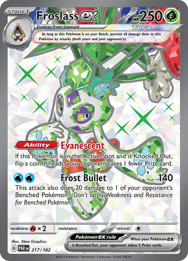 Froslass ex 217/182 (SV04: Paradox Rift)  - Holofoil