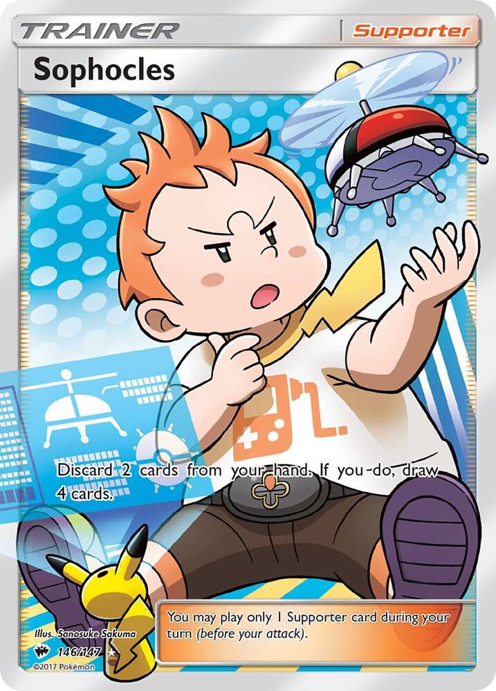 Sophocles 146/147 (SM - Burning Shadows)  - Holofoil