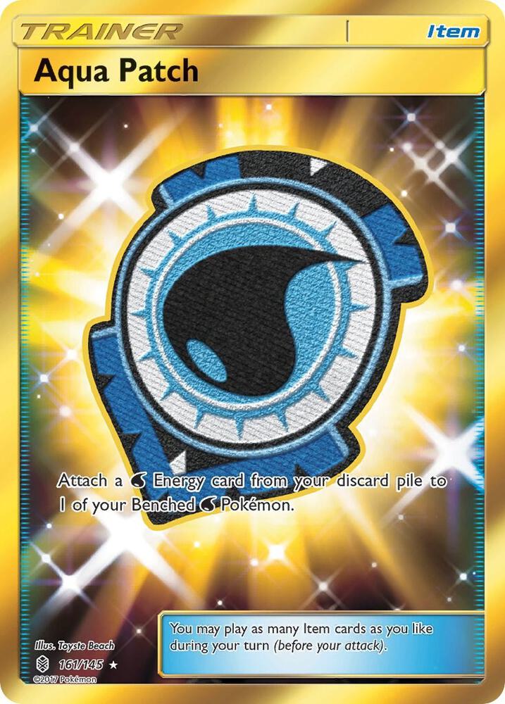 Aqua Patch 161/145 (SM - Guardians Rising)  - Holofoil