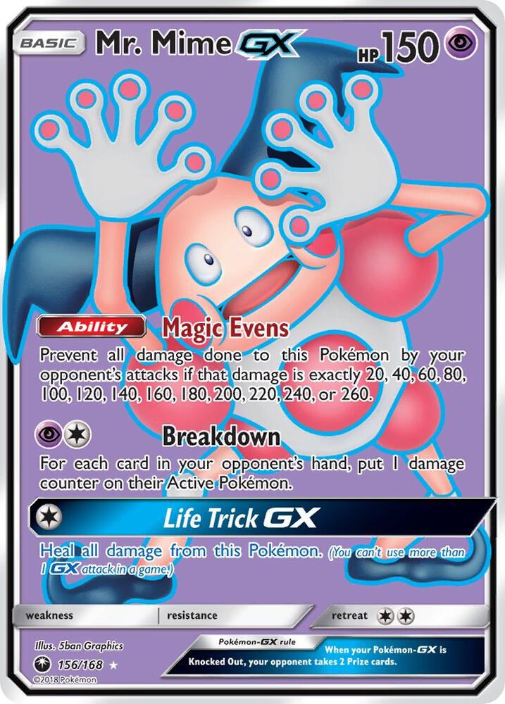 Mr. Mime GX 156/168 (SM - Celestial Storm)  - Holofoil