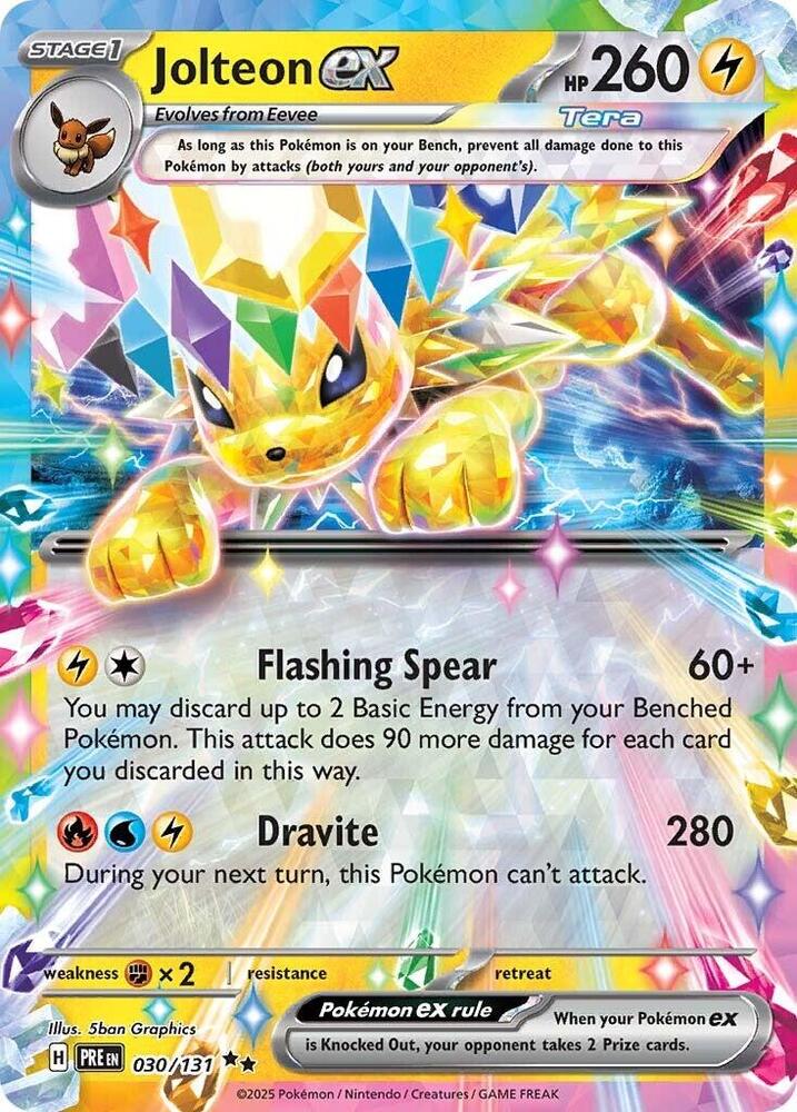 Jolteon ex  030/131 (SV: Prismatic Evolutions)  - Holofoil