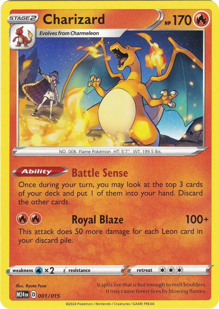 Charizard 001/015 (McDonald's Promos 2024) 