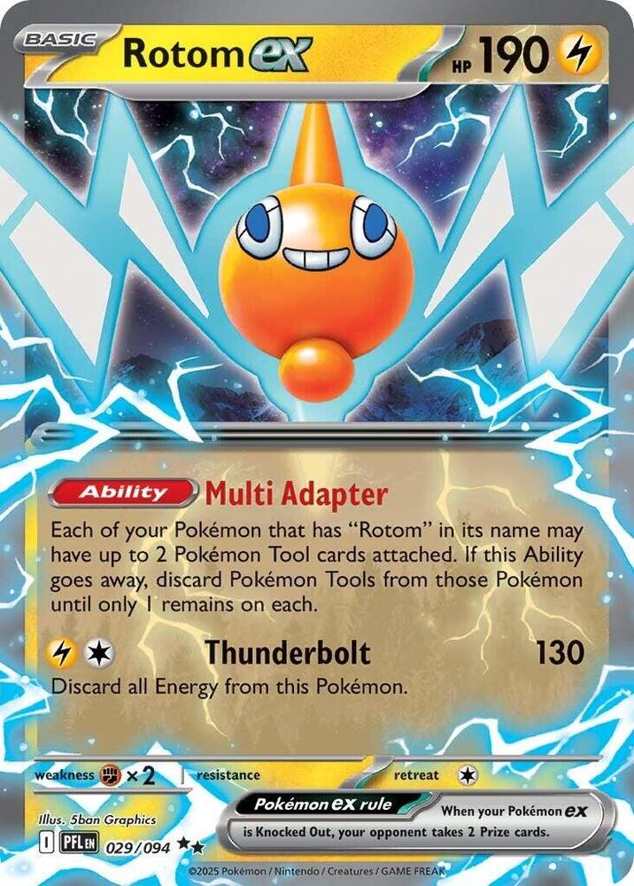 Rotom ex 029/094 (ME02: Phantasmal Flames)  - Holofoil