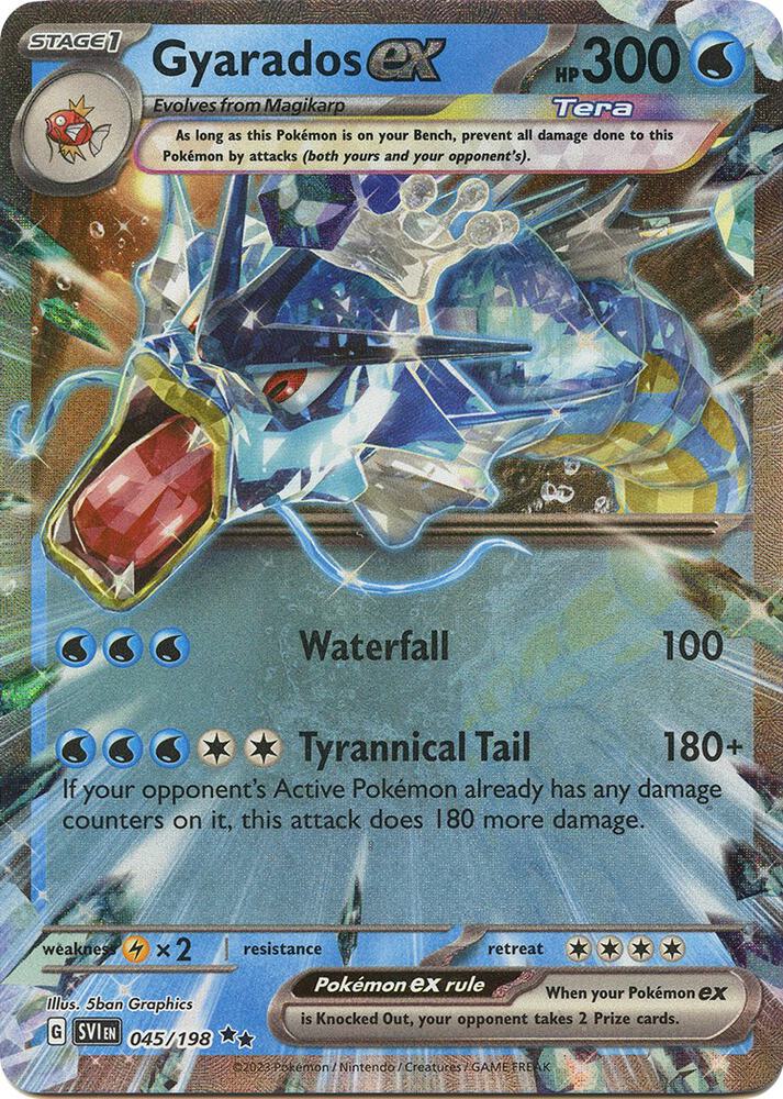 Gyarados ex 045/198 (SV01: Scarlet & Violet Base Set)  - Holofoil