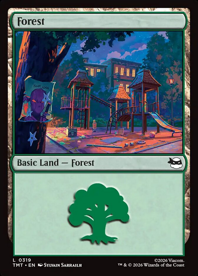 Forest  319/190 (Teenage Mutant Ninja Turtles) 