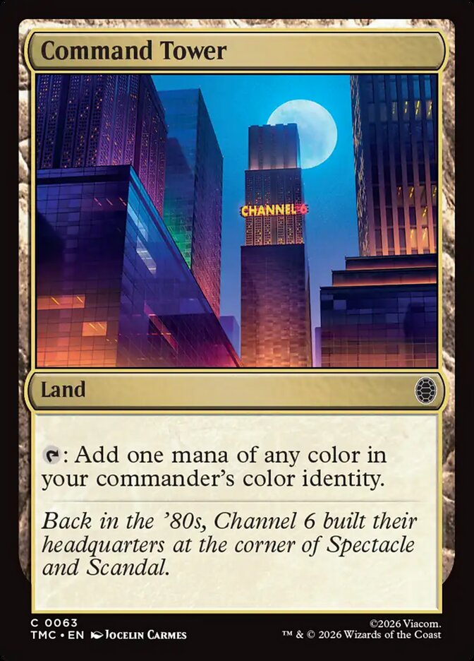 Command Tower 63/0 (Commander: Teenage Mutant Ninja Turtles)  - Surge Foil