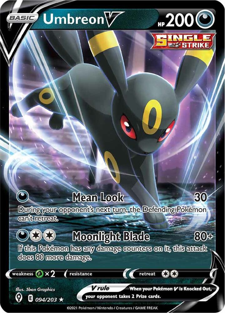 Umbreon V 094/203 (SWSH07: Evolving Skies)  - Holofoil