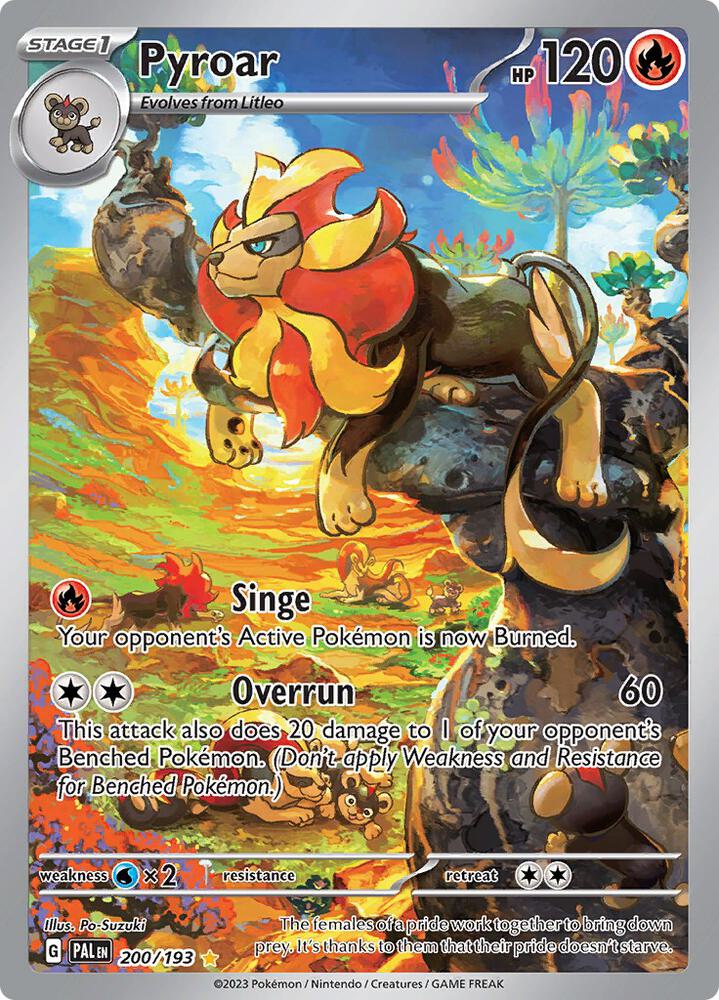 Pyroar 200/193 (SV02: Paldea Evolved)  - Holofoil