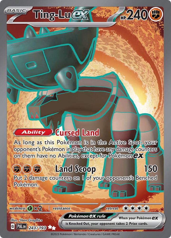 Ting-Lu ex 243/193 (SV02: Paldea Evolved)  - Holofoil