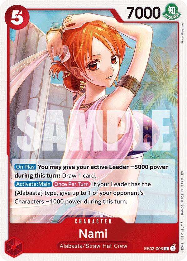 Nami EB03-006 (Extra Booster: One Piece Heroines Edition)  - Foil