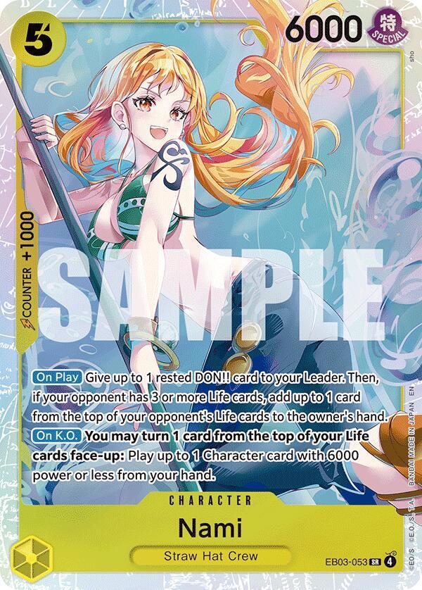 Nami EB03-053 (Extra Booster: One Piece Heroines Edition)  - Foil