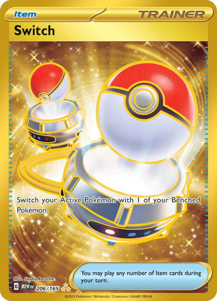Switch 206/165 (SV: Scarlet & Violet 151)  - Holofoil