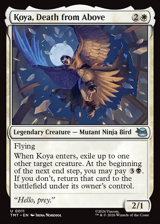 Koya, Death from Above 11/190 (Teenage Mutant Ninja Turtles)  - Foil