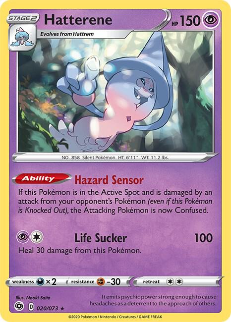 Hatterene 20/73 (Champion's Path)  - Holofoil