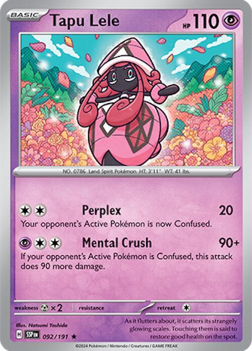 Tapu Lele 092/191 (SV08: Surging Sparks)  - Holofoil