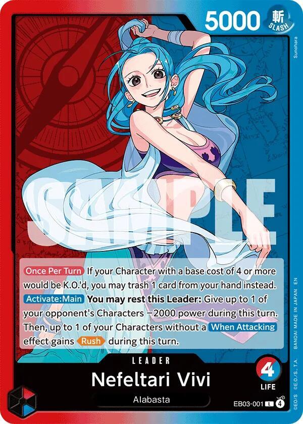 Nefeltari Vivi EB03-001 (Extra Booster: One Piece Heroines Edition)  - Foil