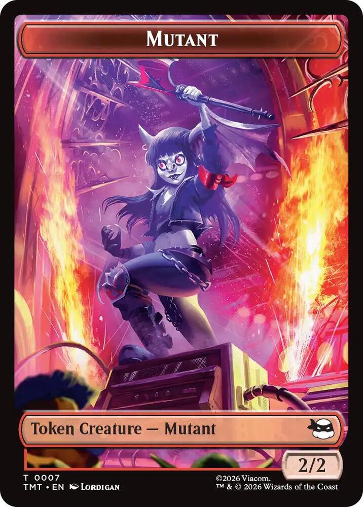 Mutant Mutagen Double Sided Token 7 // 9 (Teenage Mutant Ninja Turtles)  - Foil