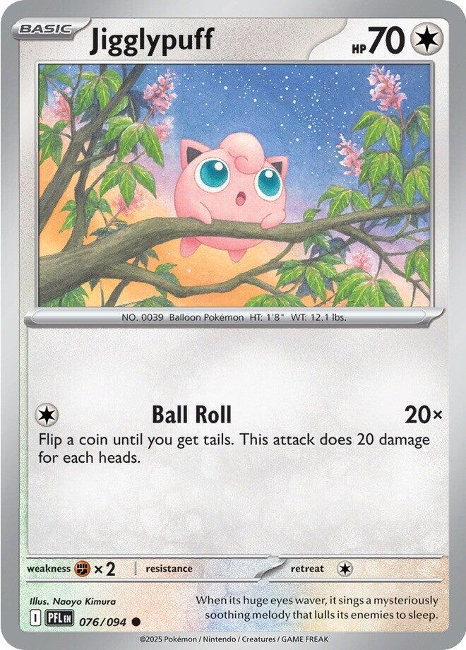 Jigglypuff 076/094 (ME02: Phantasmal Flames)  - Reverse Holofoil