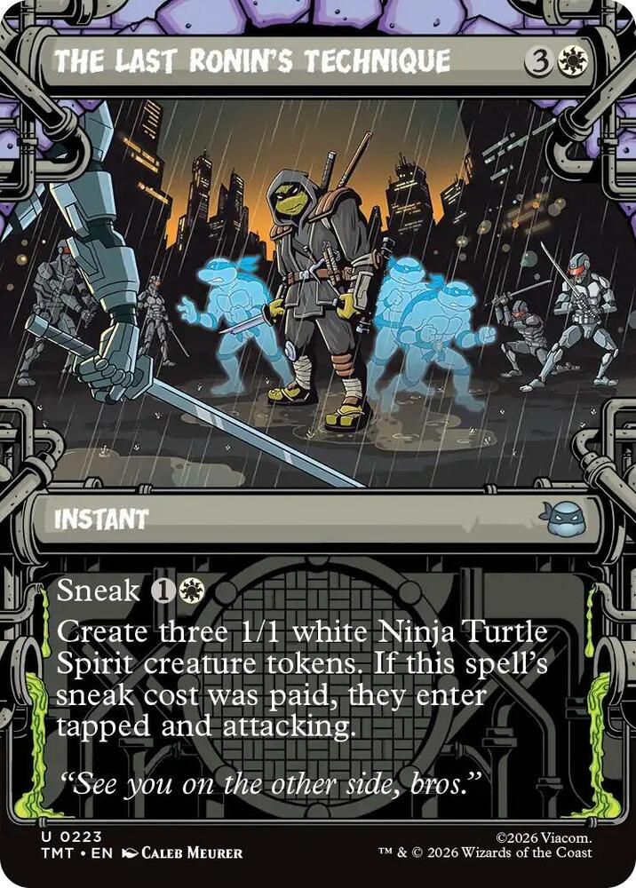 The Last Ronin's Technique 223 (Teenage Mutant Ninja Turtles)  - Showcase Foil