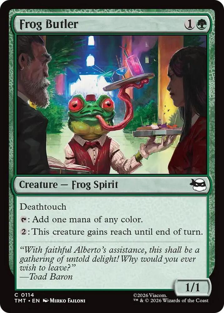 Frog Butler 114/190 (Teenage Mutant Ninja Turtles)  - Foil