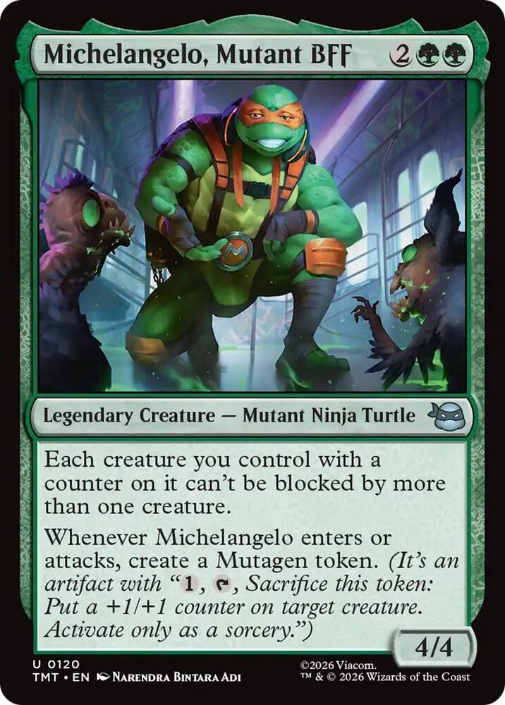 Michelangelo, Mutant BFF 120 (Teenage Mutant Ninja Turtles)  - Foil