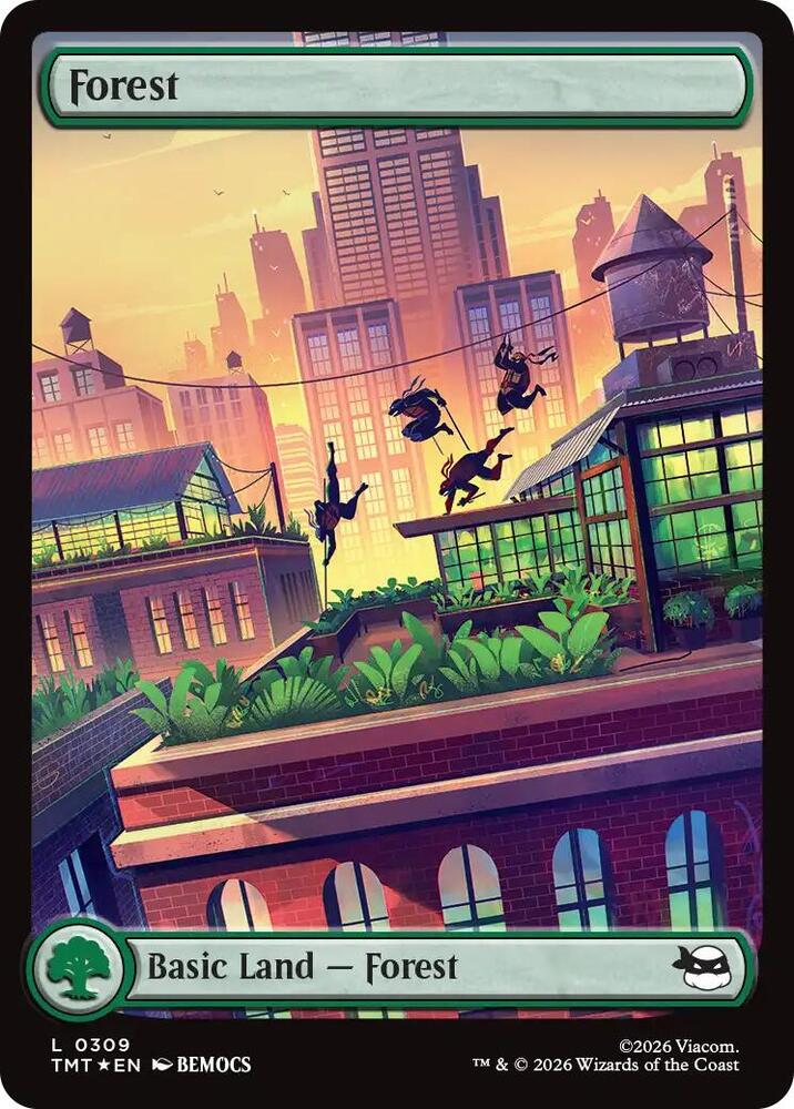 Forest  309/190 (Teenage Mutant Ninja Turtles)  - Surge Foil