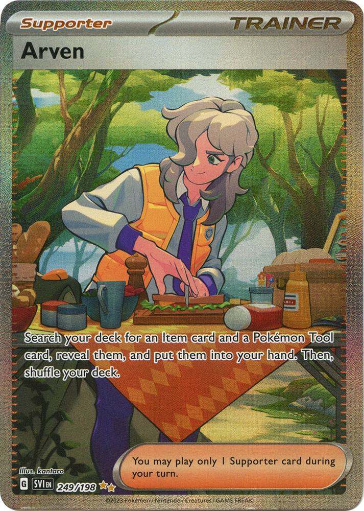 Arven 249/198 (SV01: Scarlet & Violet Base Set)  - Holofoil