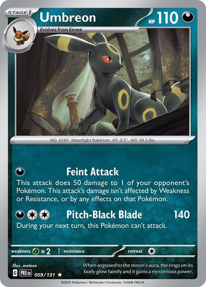 Umbreon 059/131 (SV: Prismatic Evolutions)  - Holofoil