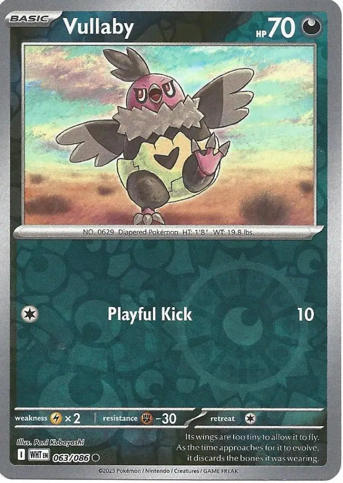 Vullaby 063/086 (SV: White Flare)  - Reverse Holofoil