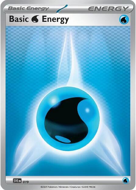 Basic Water Energy 019 (SVE: Scarlet & Violet Energies)  - Reverse Holofoil