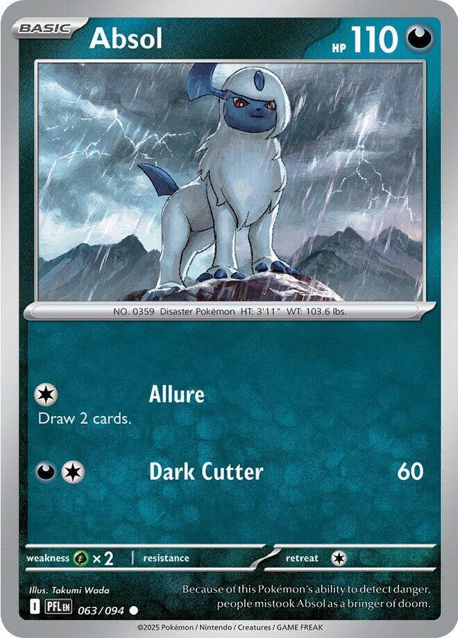 Absol 063/094 (ME02: Phantasmal Flames)  - Reverse Holofoil