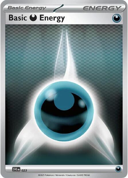 Basic Darkness Energy 023 (SVE: Scarlet & Violet Energies)  - Reverse Holofoil