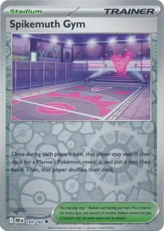 Spikemuth Gym 169/182 (SV10: Destined Rivals)  - Reverse Holofoil