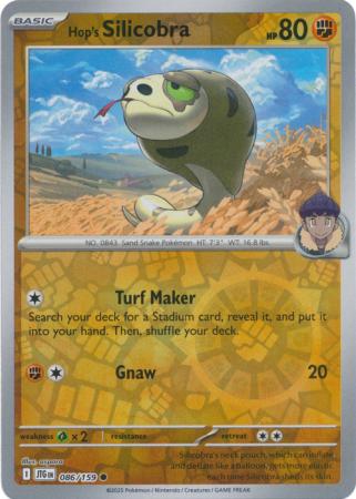 Hop's Silicobra 086/159 (SV09: Journey Together)  - Reverse Holofoil