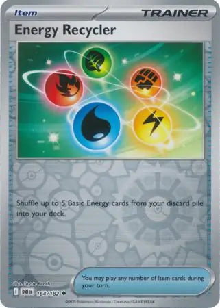 Energy Recycler 164/182 (SV10: Destined Rivals)  - Reverse Holofoil