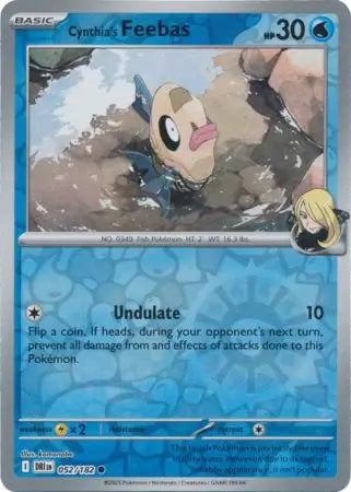 Cynthia's Feebas 052/182 (SV10: Destined Rivals)  - Reverse Holofoil