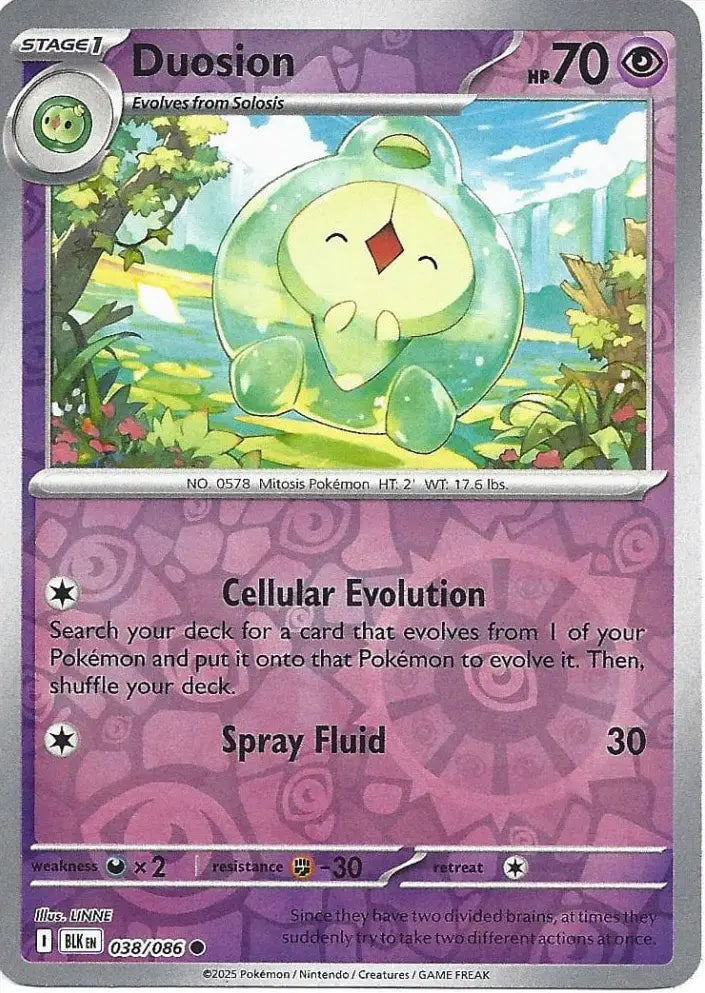 Duosion 038/086 (SV: Black Bolt)  - Reverse Holofoil