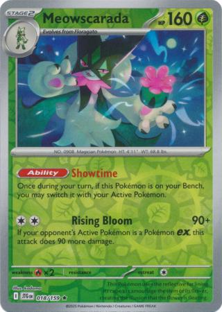 Meowscarada 018/159 (SV09: Journey Together)  - Reverse Holofoil